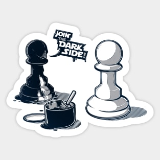 Join the dark side! Sticker